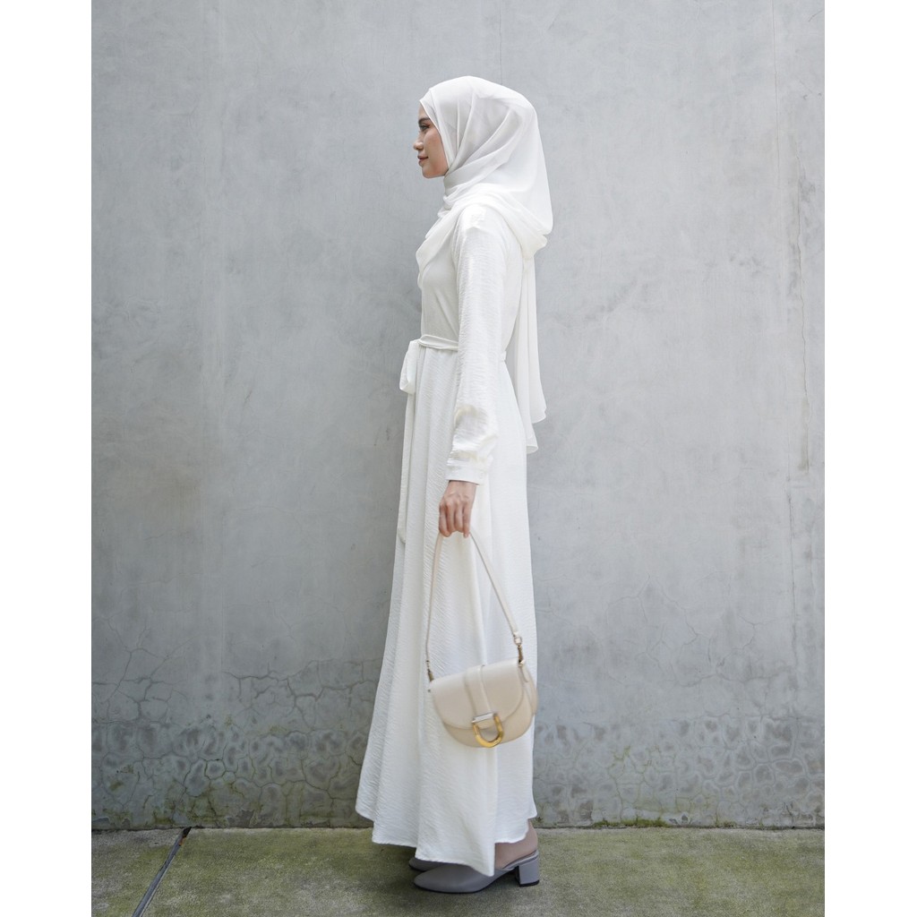 Miza - Calla Dress Crinkle Premium Gamis Wanita Simple