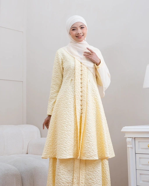 Image of Evolvere - Rumi Kebaya Tunik Modern Premium ( Tunik Saja ) BRIGHT