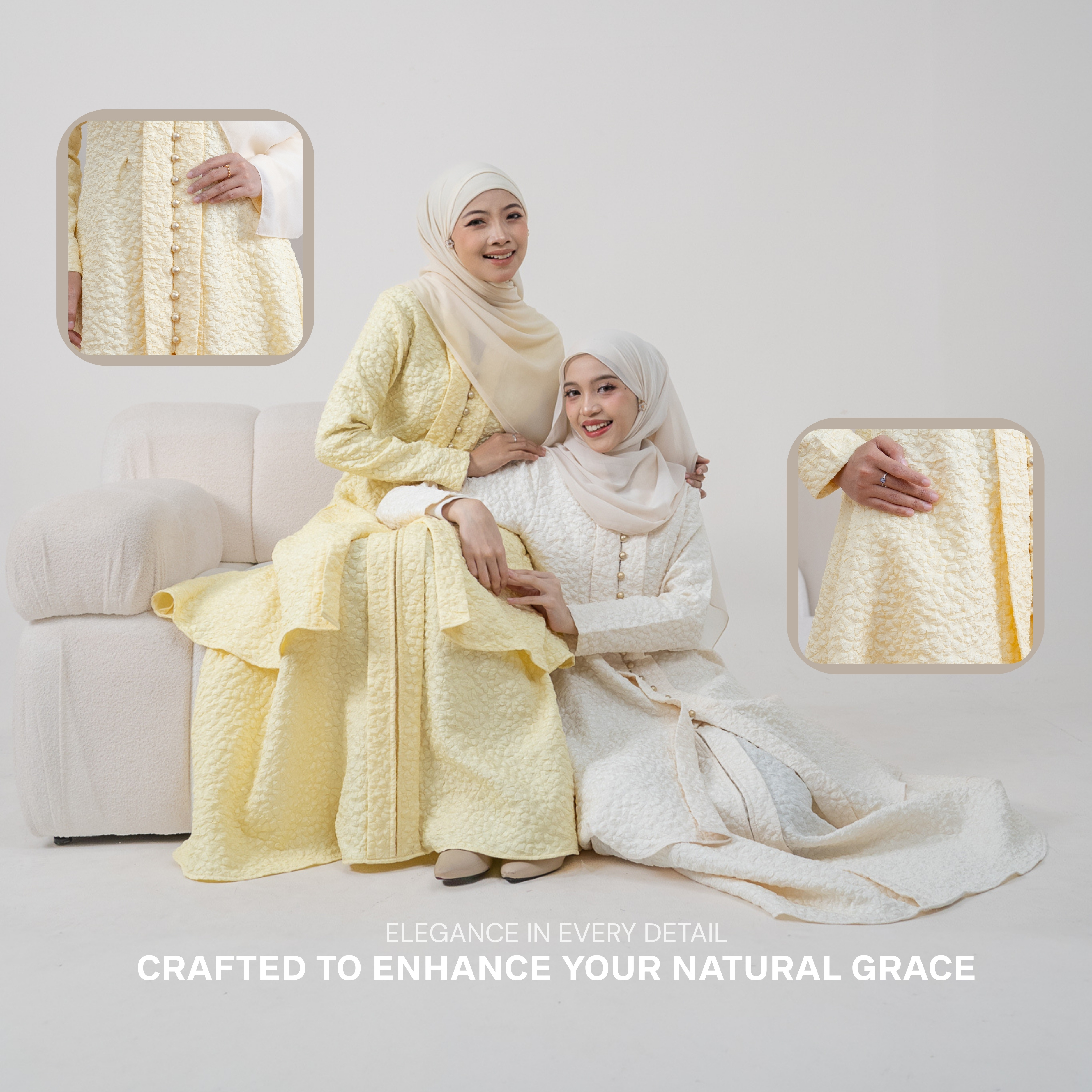 Evolvere - Rumi Kebaya Tunik Modern Premium ( Tunik Saja ) BRIGHT