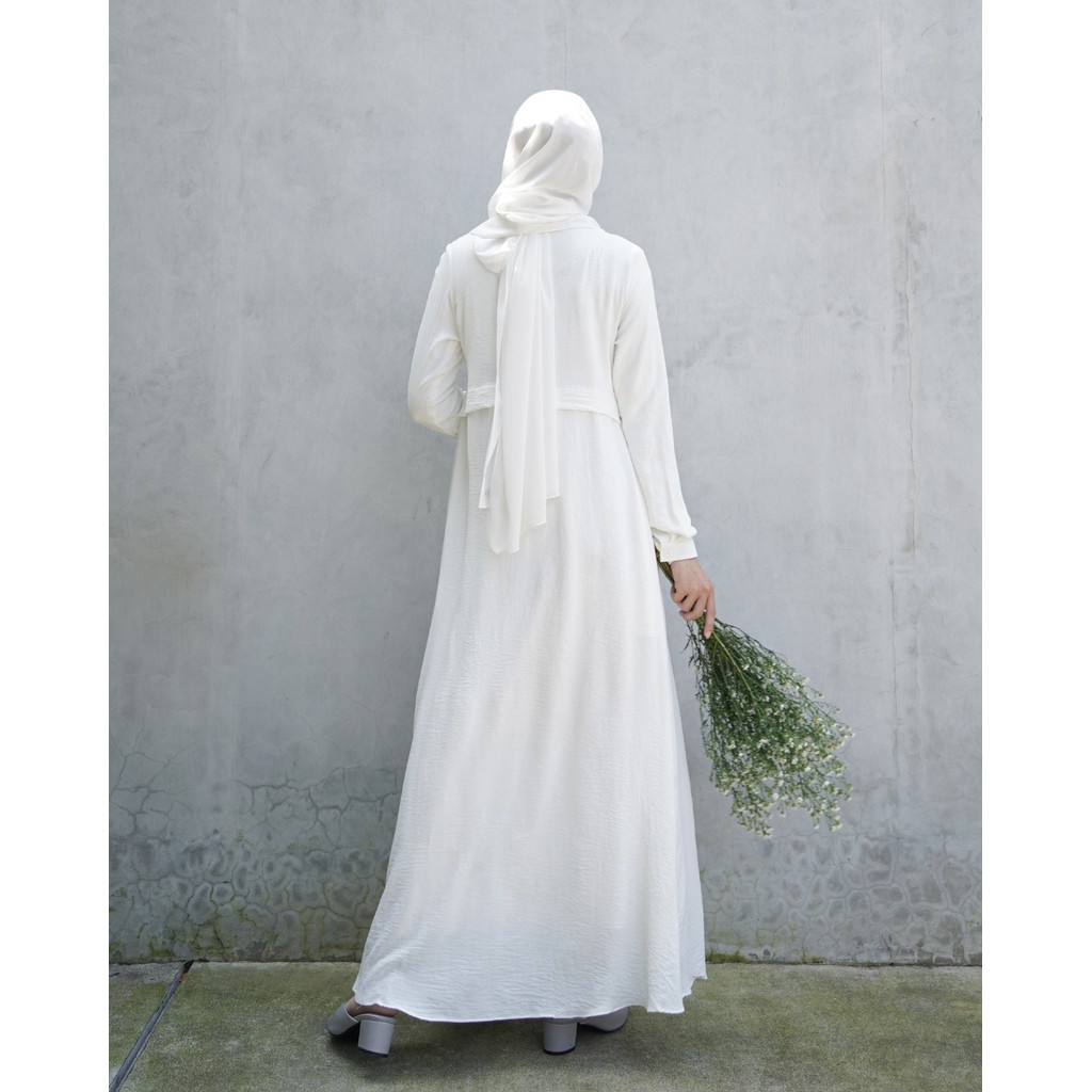 Miza - Alara Dress Crinkle Premium Gamis Wanita Simple