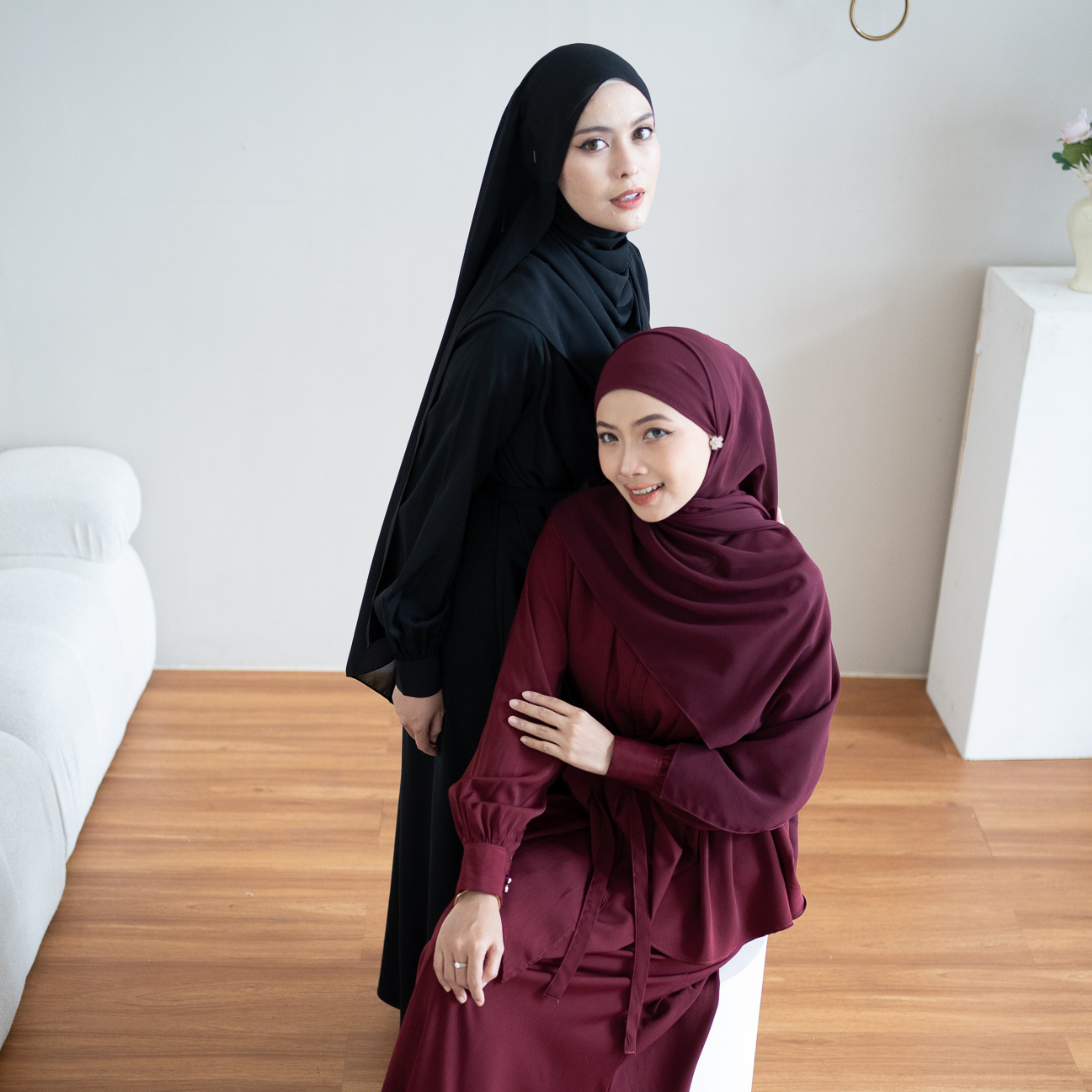 Evolvere - Puspa Dress Simple Elegant / Gamis Lebaran