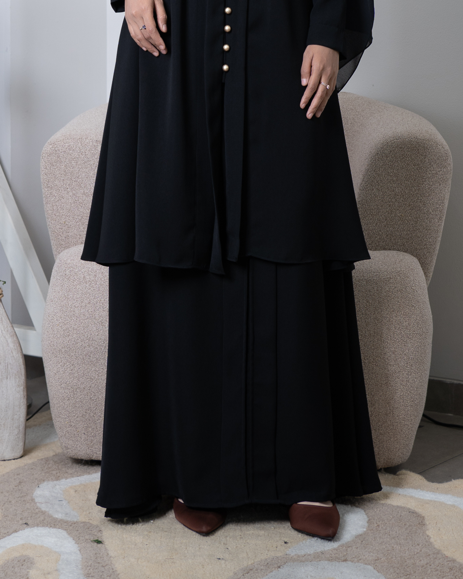 Evolvere - Lily Rok/ROK SAJA/BAWAHAN SAJA/Rok Kebaya Polos Malay Bawahan Muslim Wanita