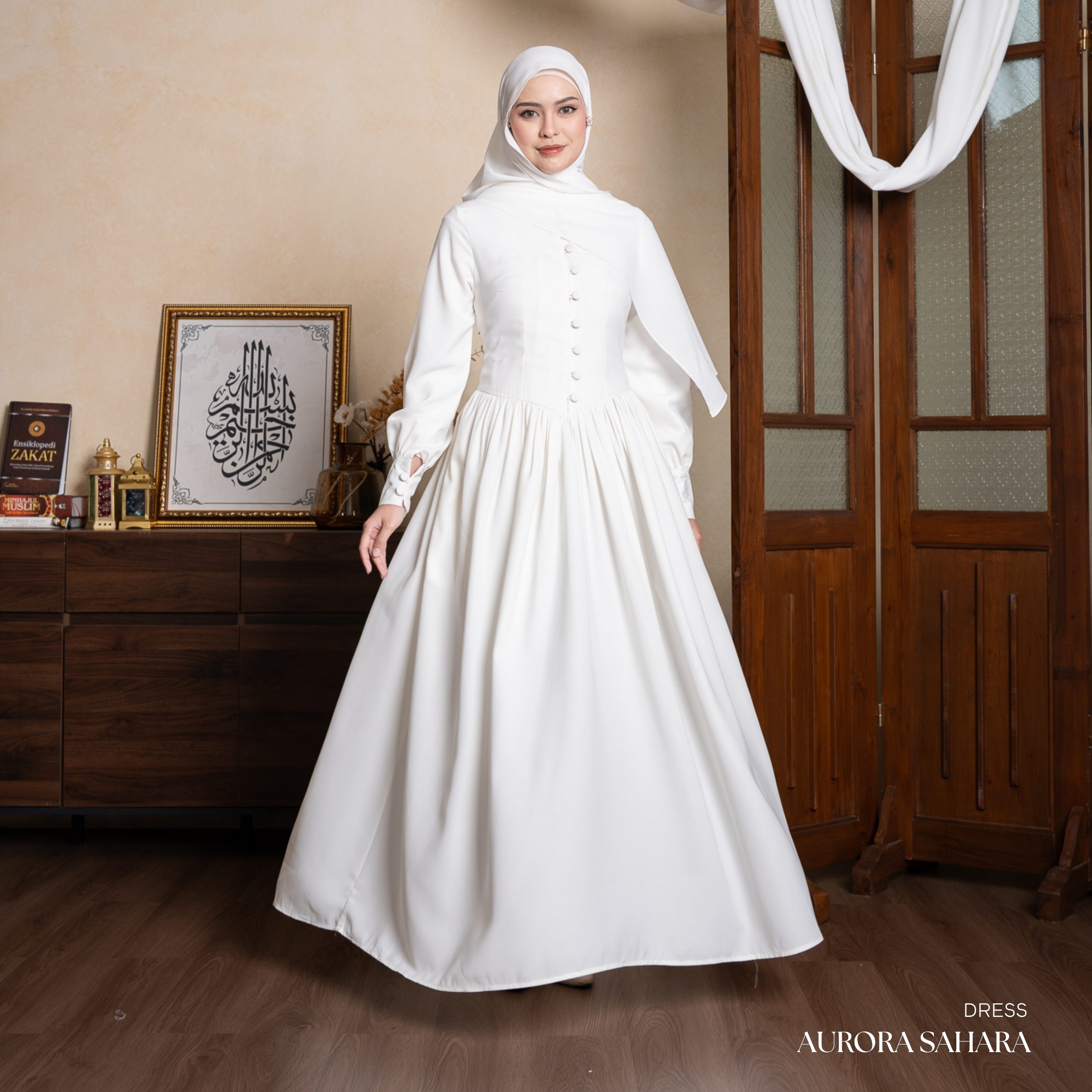 Evolvere - Aurora Pita Dress Princess Elegant Mewah