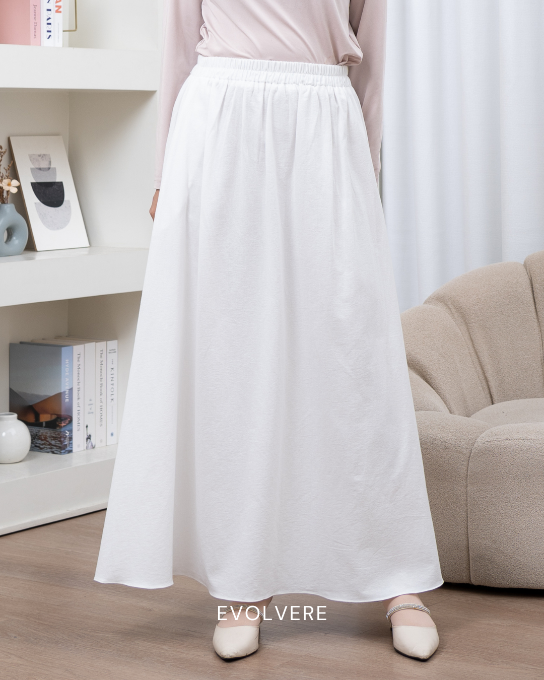 Evolvere - Mey/Yuina Skirt Linen Premium ( Rok Saja )