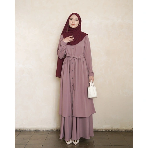 Image of Evolvere - Selina Set Baju Kurung Malaysia Style Polos