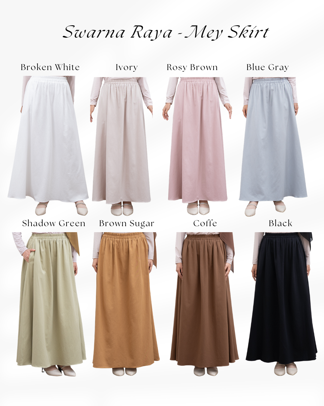 Evolvere - Mey/Yuina Skirt Linen Premium ( Rok Saja )