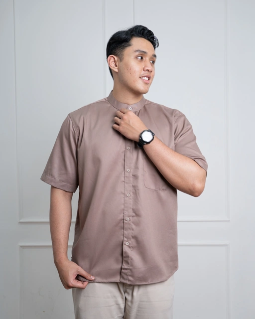 Image of Evolvere - Arka Kemeja/Koko Laki Laki Dewasa Lengan Pendek