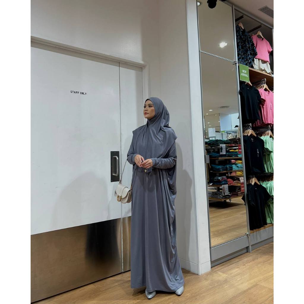 Evolvere - Abaya Dress Muslim Wanita All size Jumbo