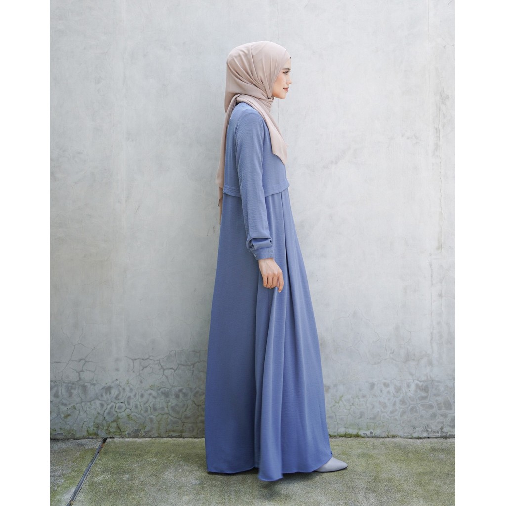 Miza - Alara Dress Crinkle Premium Gamis Wanita Simple