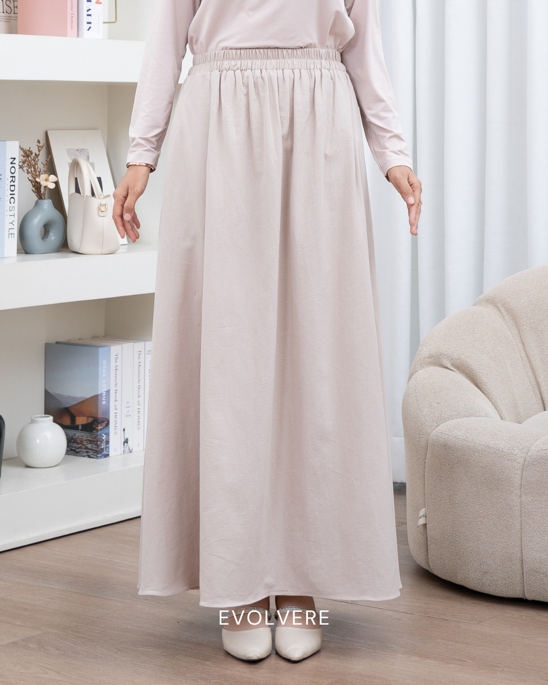 Evolvere - Mey/Yuina Skirt Linen Premium ( Rok Saja )