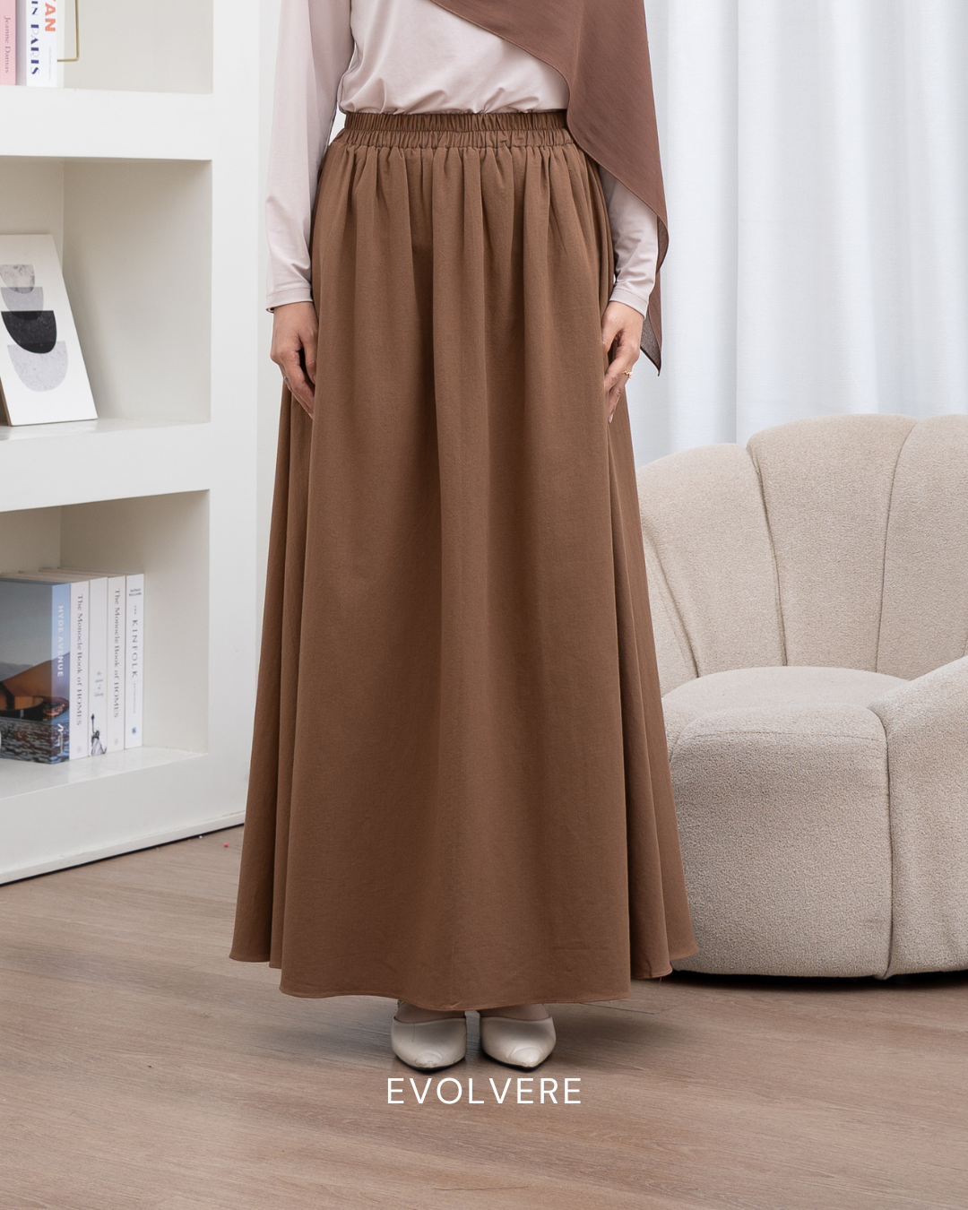 Evolvere - Mey/Yuina Skirt Linen Premium ( Rok Saja )