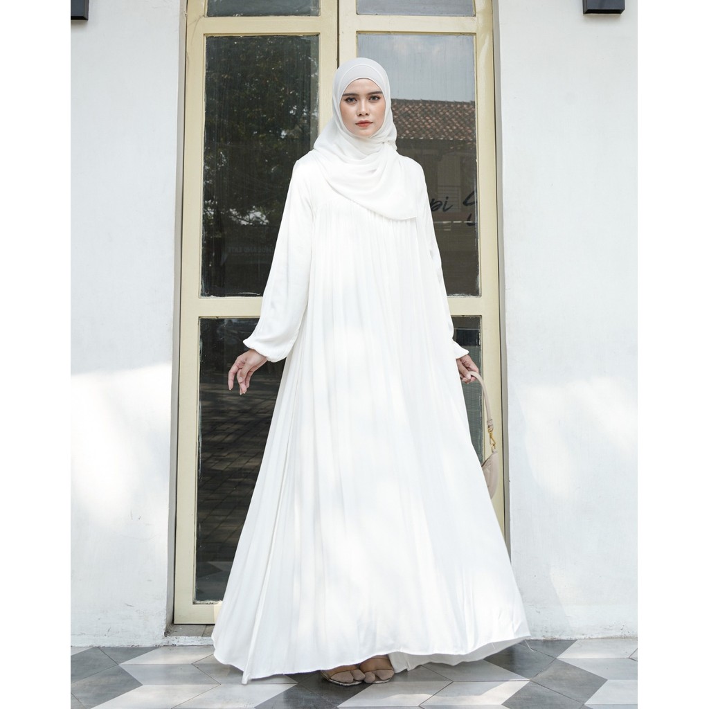 Miza Label - Nashwa Dress Rayon Fashion Muslim Gamis Wanita All Size