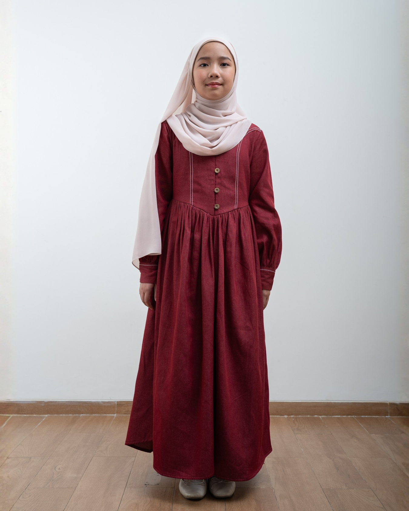 Evolvere - Hazel Kids Denim Dress Anak Perempuan Untuk Lebaran
