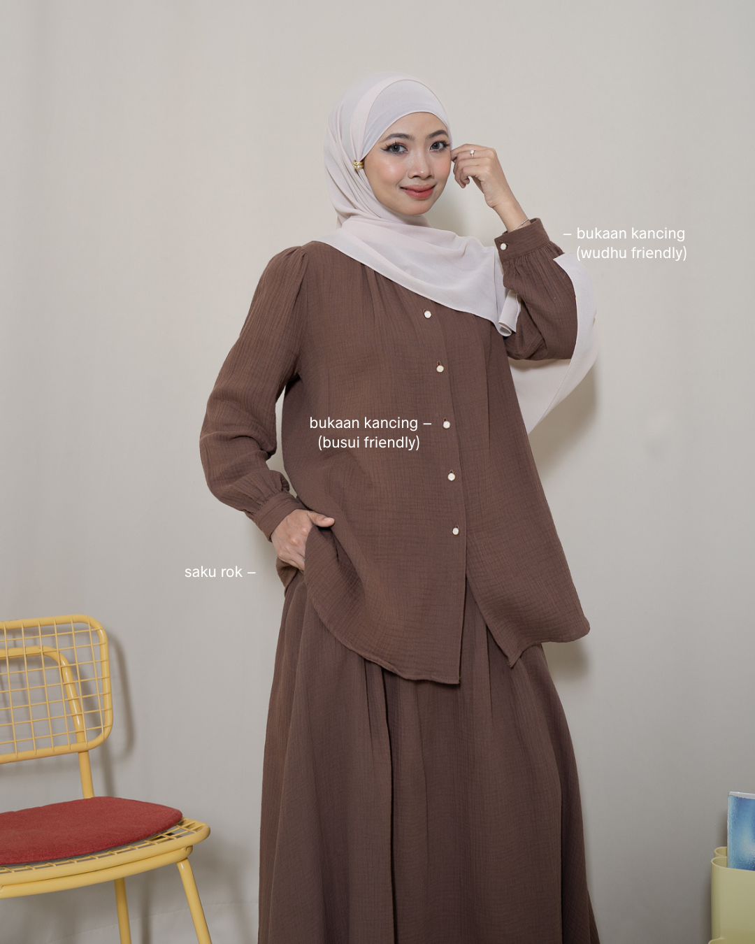 Evolvere - Leia One Set Katun Foam Korea Style New Color
