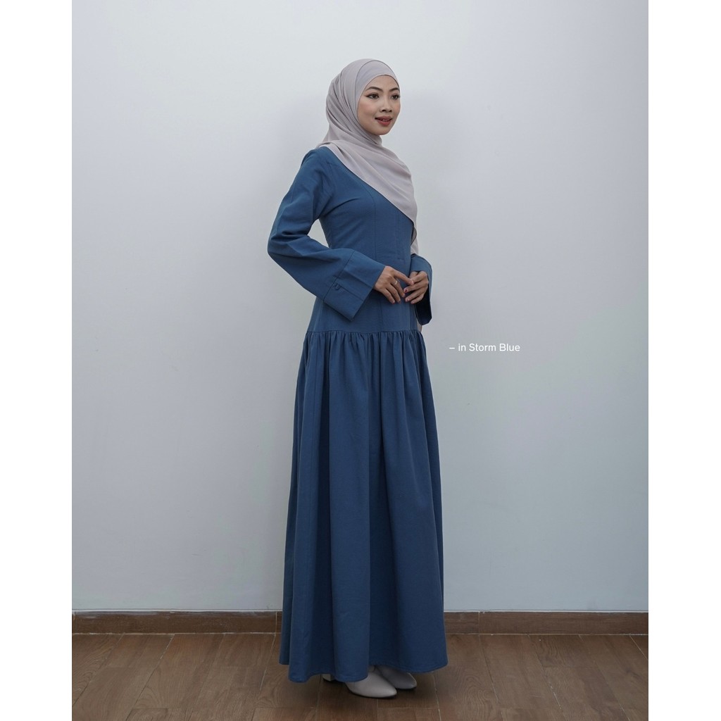 Evolvere-Arum Dress Linen Simple Elegant