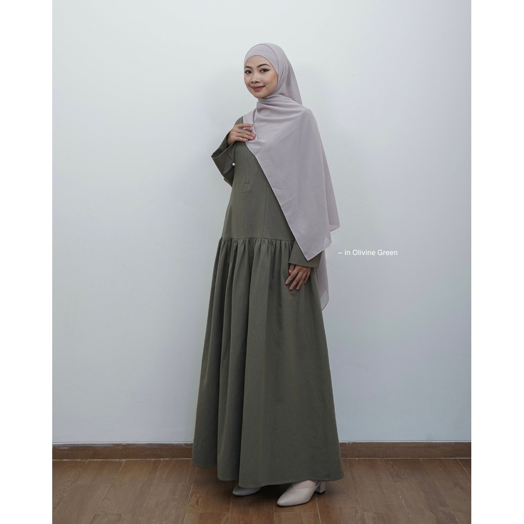 Evolvere-Arum Dress Linen Simple Elegant
