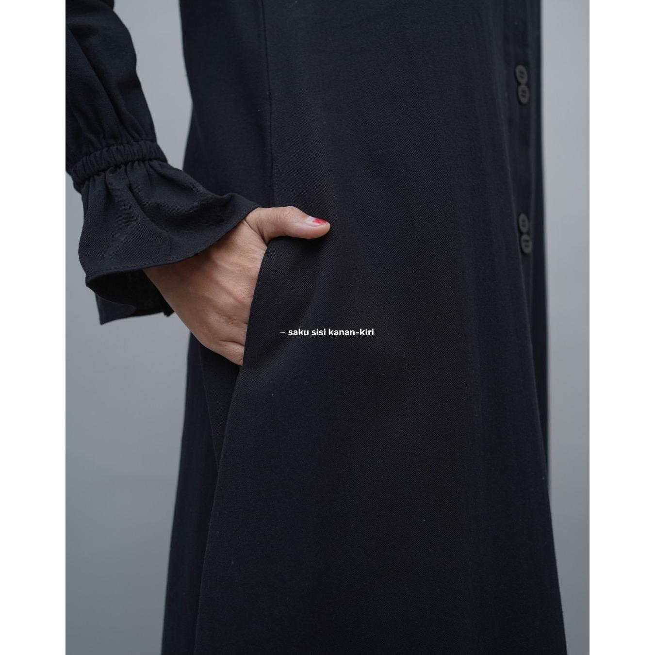 Evolvere - Hawwa Dress Gamis Muslim Wanita Katun Linen