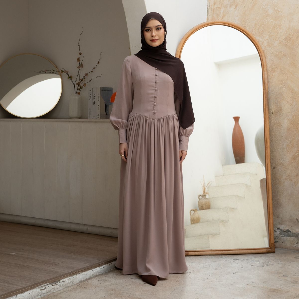 Evolvere - Aurora Dress Serena Series Wanita Busui Friendly