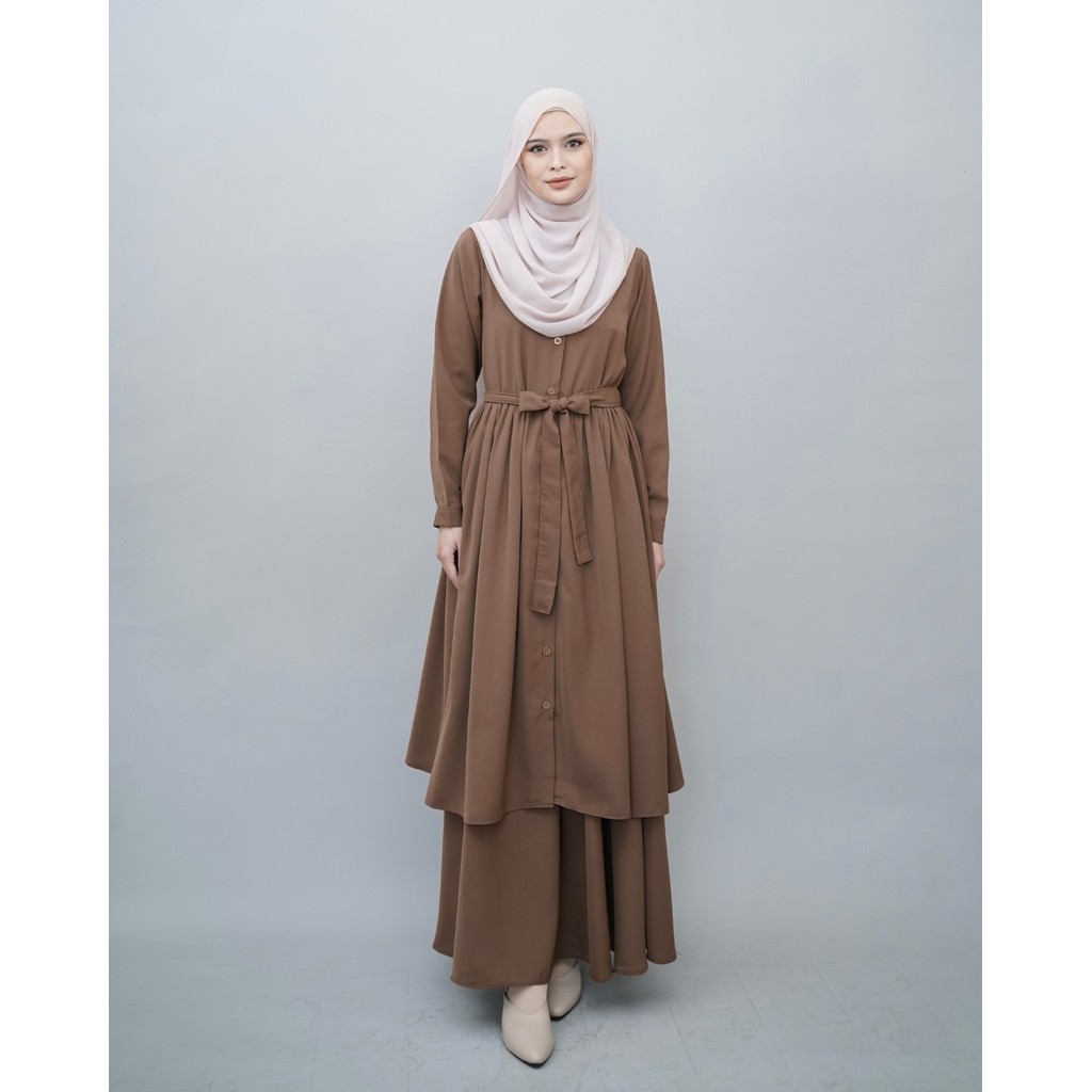 Evolvere - Selina Set Baju Kurung Malaysia Style Polos