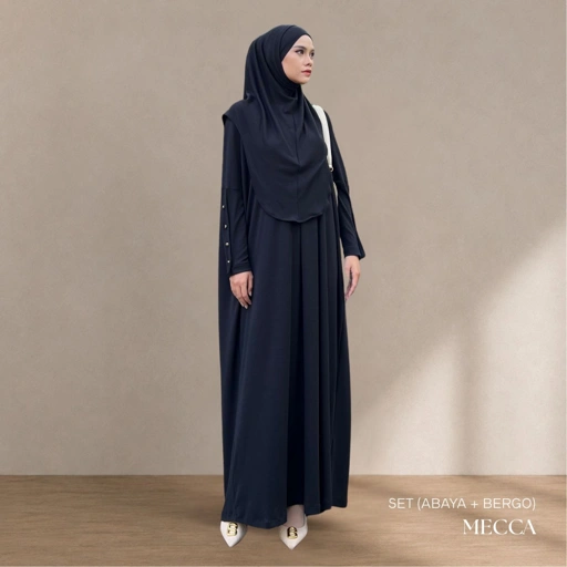 Evolvere - Abaya Dress Muslim Wanita All size Jumbo