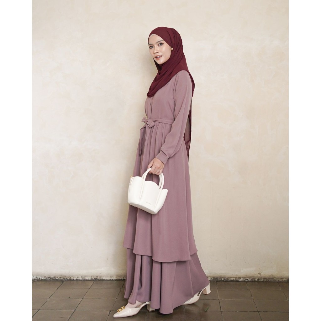 Evolvere - Selina Set Baju Kurung Malaysia Style Polos