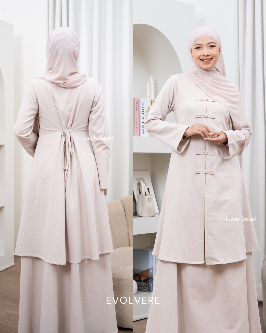 Evolvere - Mey Cheongsam Tunik Lebaran Tunik Wanita ( TUNIK SAJA )