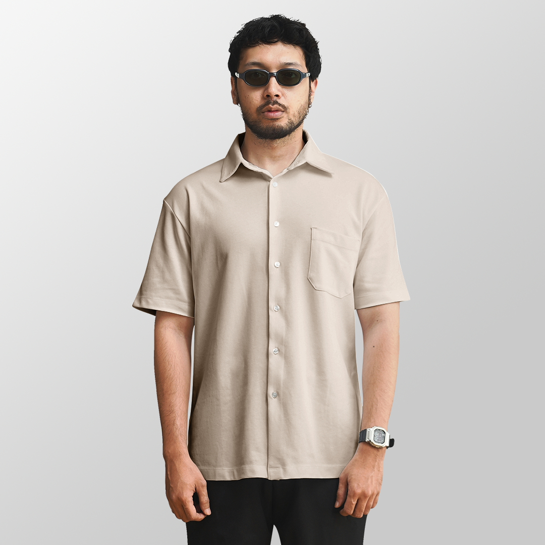 Sejuk Shirt SS Beige