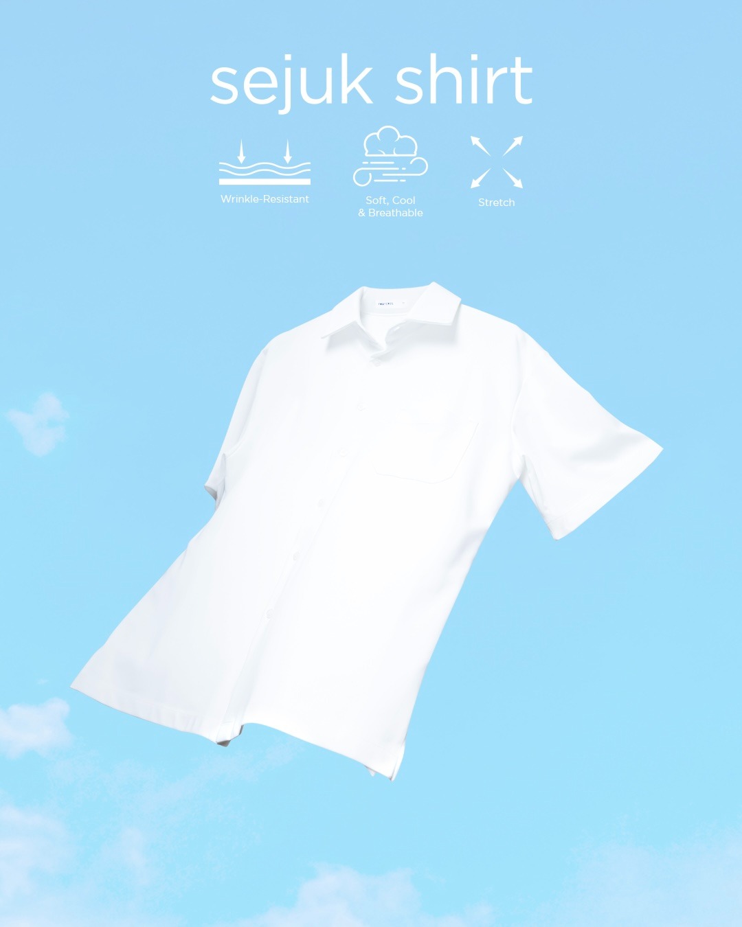 Sejuk Shirt SS White