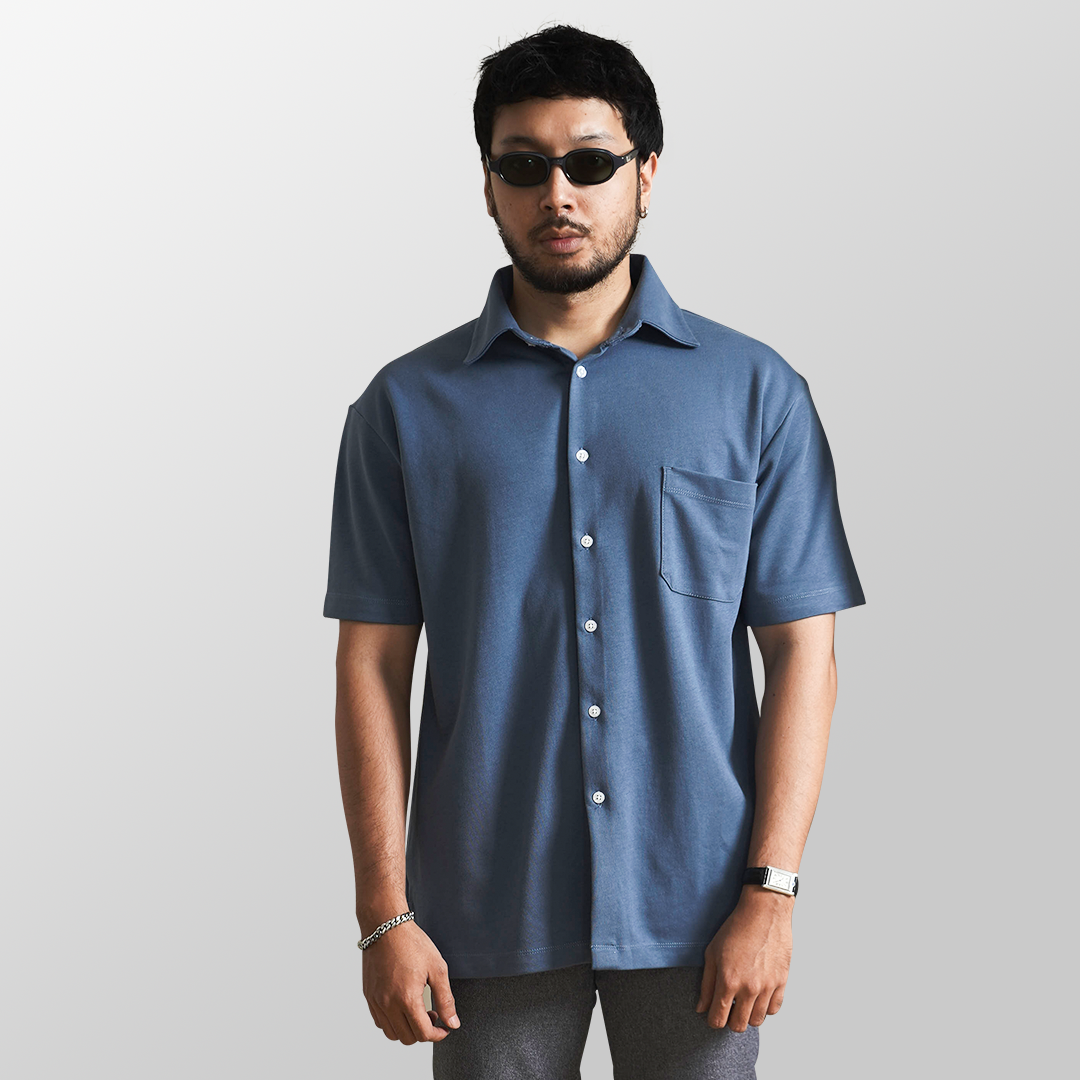Sejuk Shirt SS Steel Blue