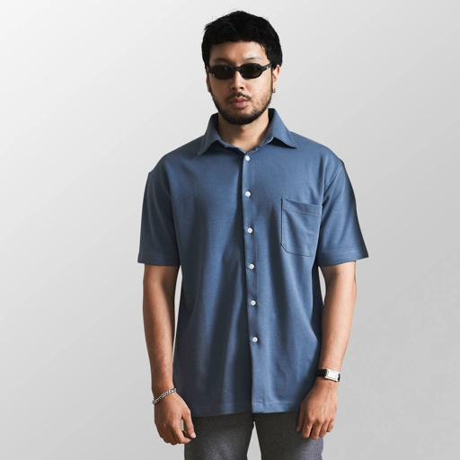 Image of Sejuk Shirt SS Steel Blue