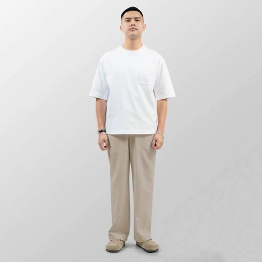 Image of Beige Relaxed Pants