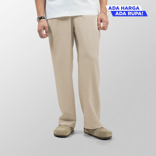 Image of Beige Relaxed Pants