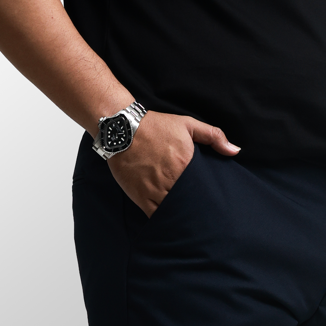 BIG SIZE (Size 39-44) - Dark blue trousers