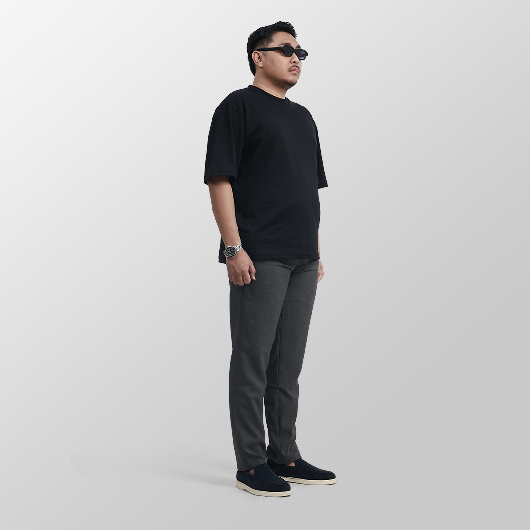 BIG SIZE (Size 39-44) - Dark grey trousers