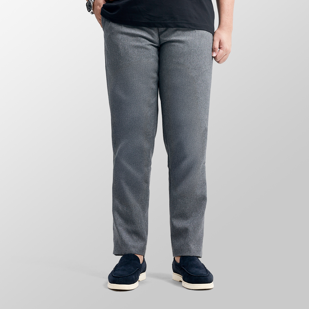BIG SIZE (Size 39-44) - Light grey trousers