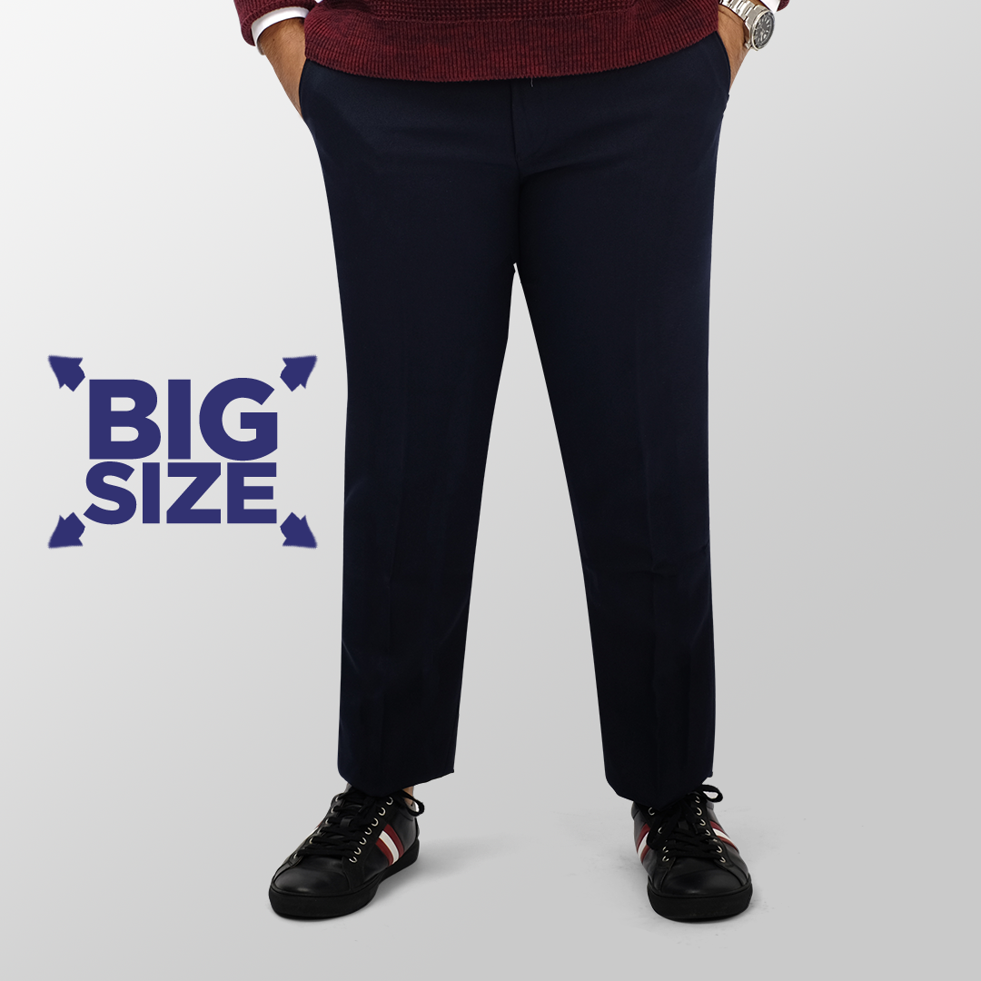 BIG SIZE (Size 39-44) - Dark blue trousers