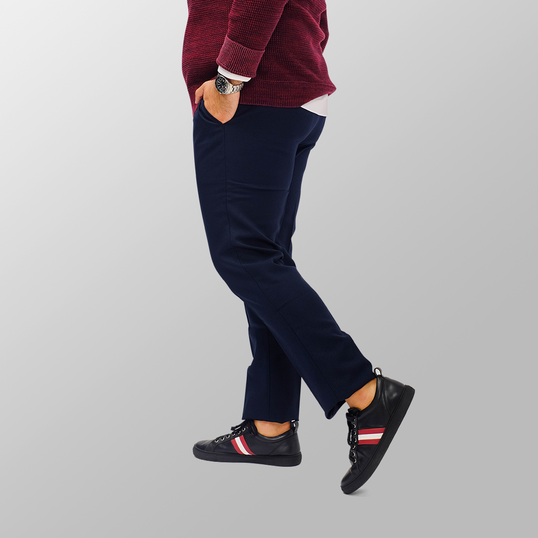 BIG SIZE (Size 39-44) - Dark blue trousers