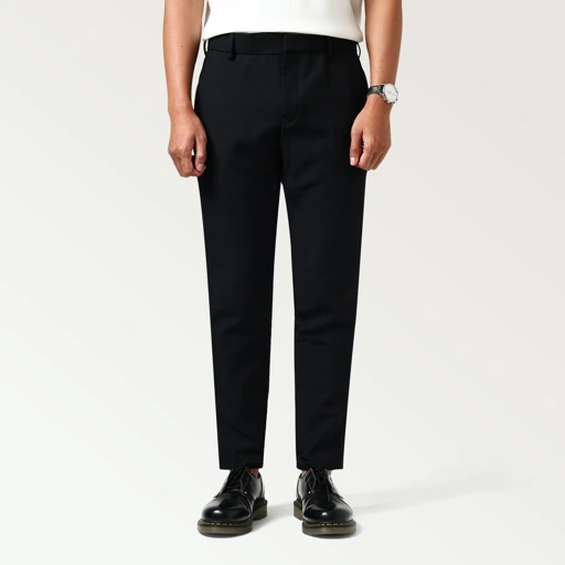 Image of Deep Black Trousers