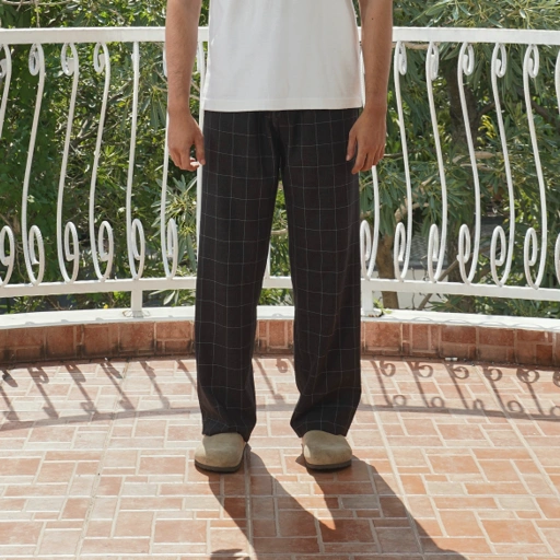 Image of Tartan Relaxed Pants