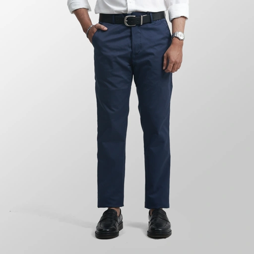 Image of Navy Formal Pants 4-Way Stretch Slimfit 