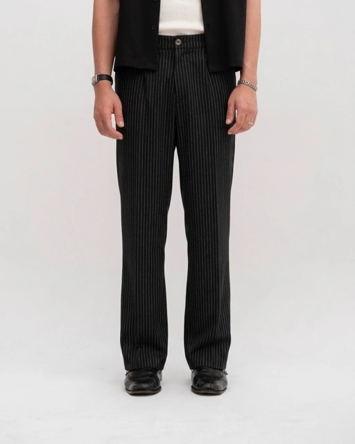 Image of Stripe Relaxed Pants