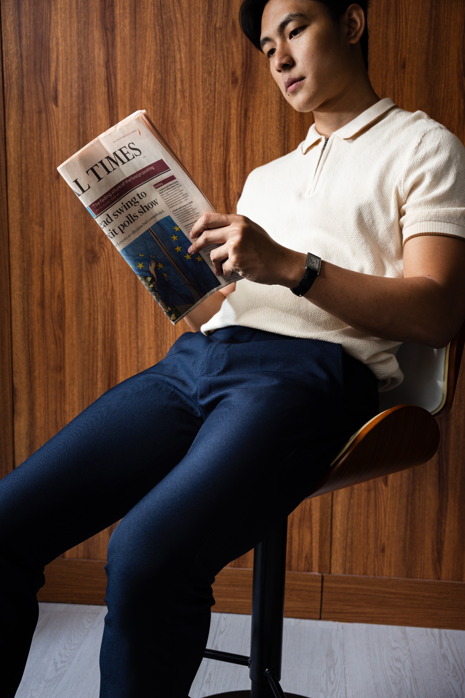Dark Blue Trousers