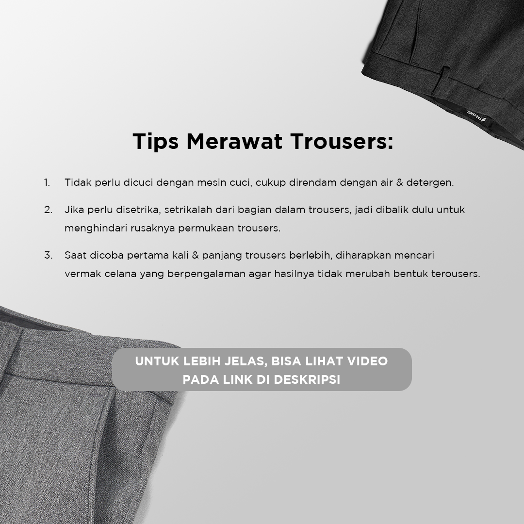 BIG SIZE (Size 39-44) - Dark blue trousers