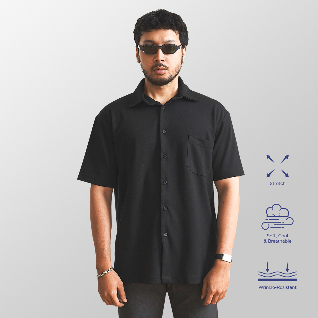 Sejuk Shirt SS Black