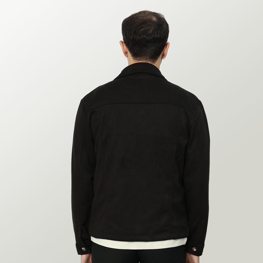 Forme Suede Jacket - Black