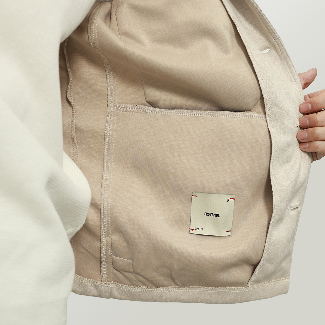 Forme Suede Jacket - Beige