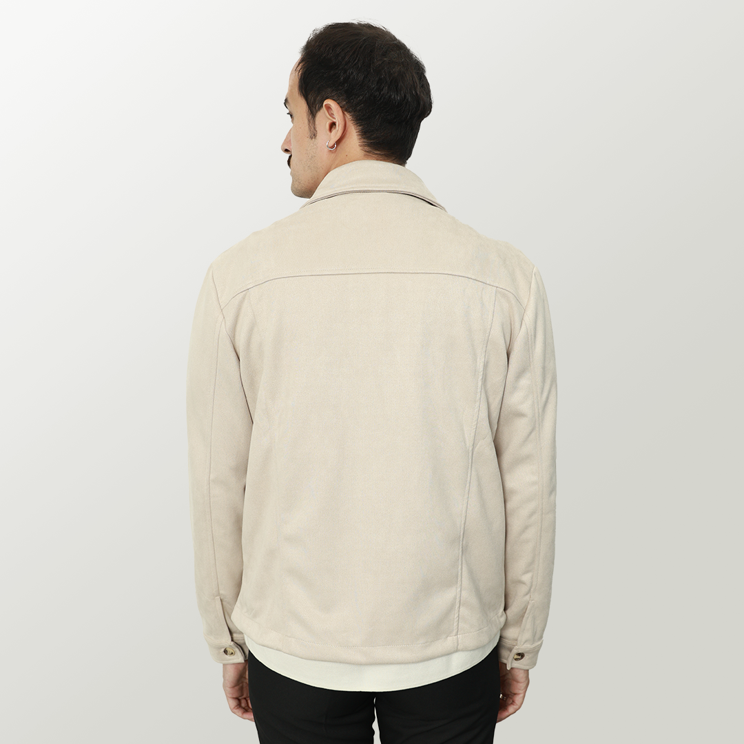 Forme Suede Jacket - Beige