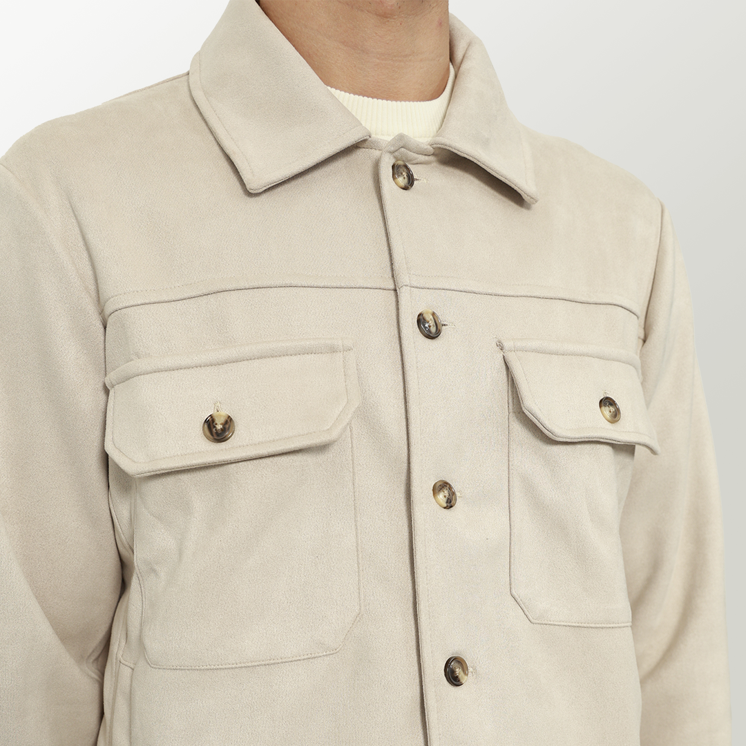 Forme Suede Jacket - Beige