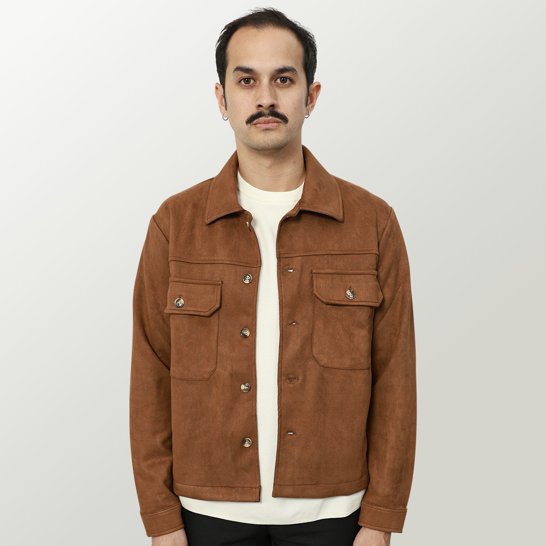 Forme Suede Jacket - Brown
