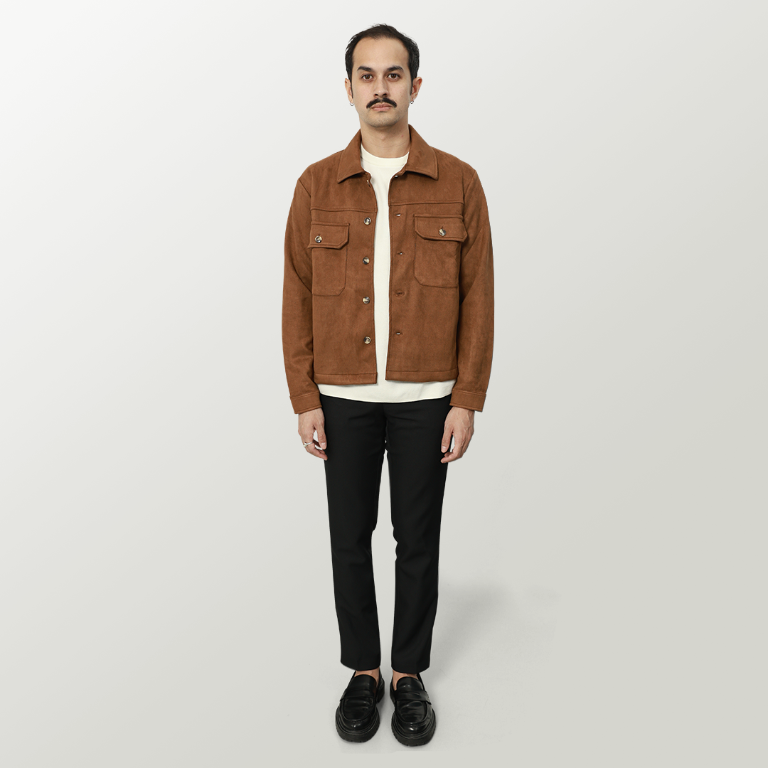 Forme Suede Jacket - Brown